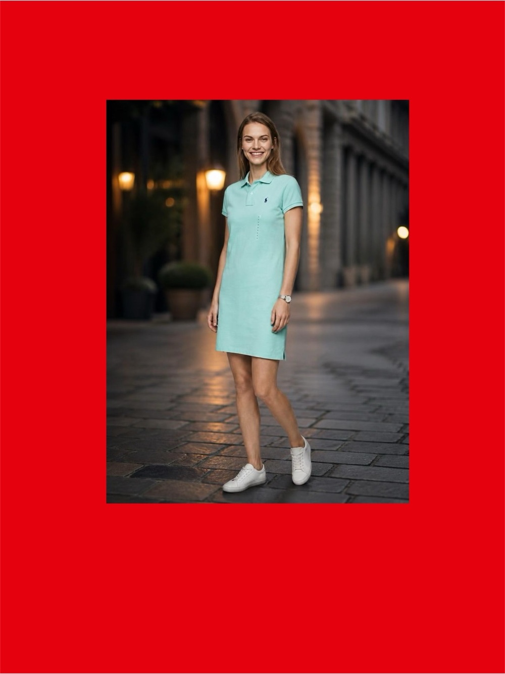 Ralph Lauren Light Mint Polo Shirt Dress
